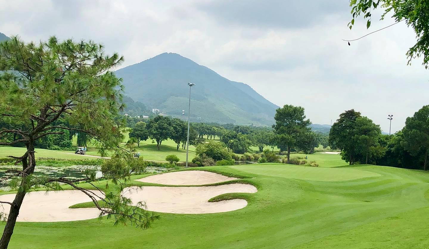Green, Bunker, Tam Dao Golf Resort, Hanoi, Vietnam