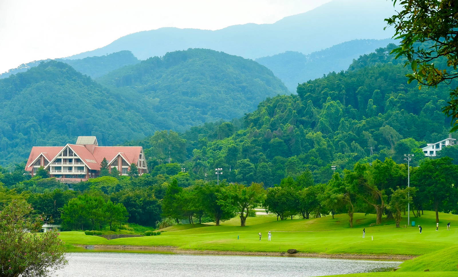 Fairway, Water Hazard, Tam Dao Golf Resort, Hanoi, Vietnam