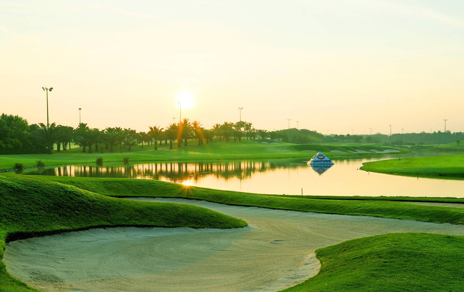 Water Hazard, Bunker, Tan Son Nhat Golf Course, Ho Chi Minh, Vietnam