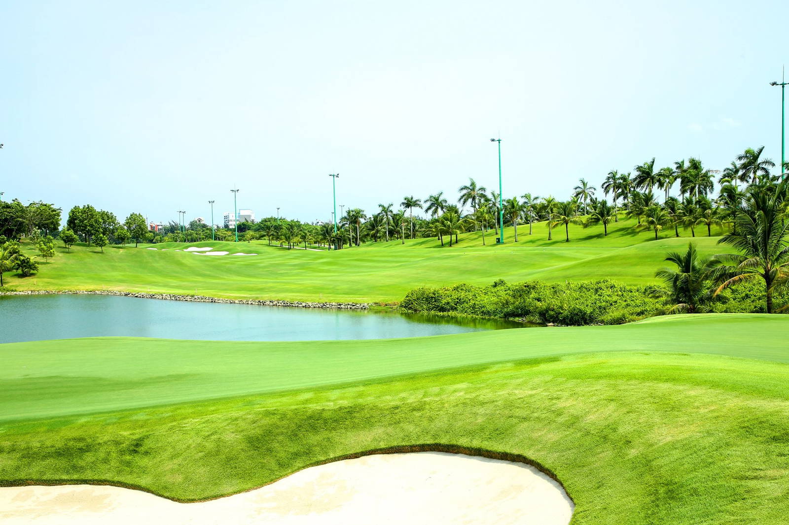 Fairway, Bunker, Tan Son Nhat Golf Course, Ho Chi Minh, Vietnam