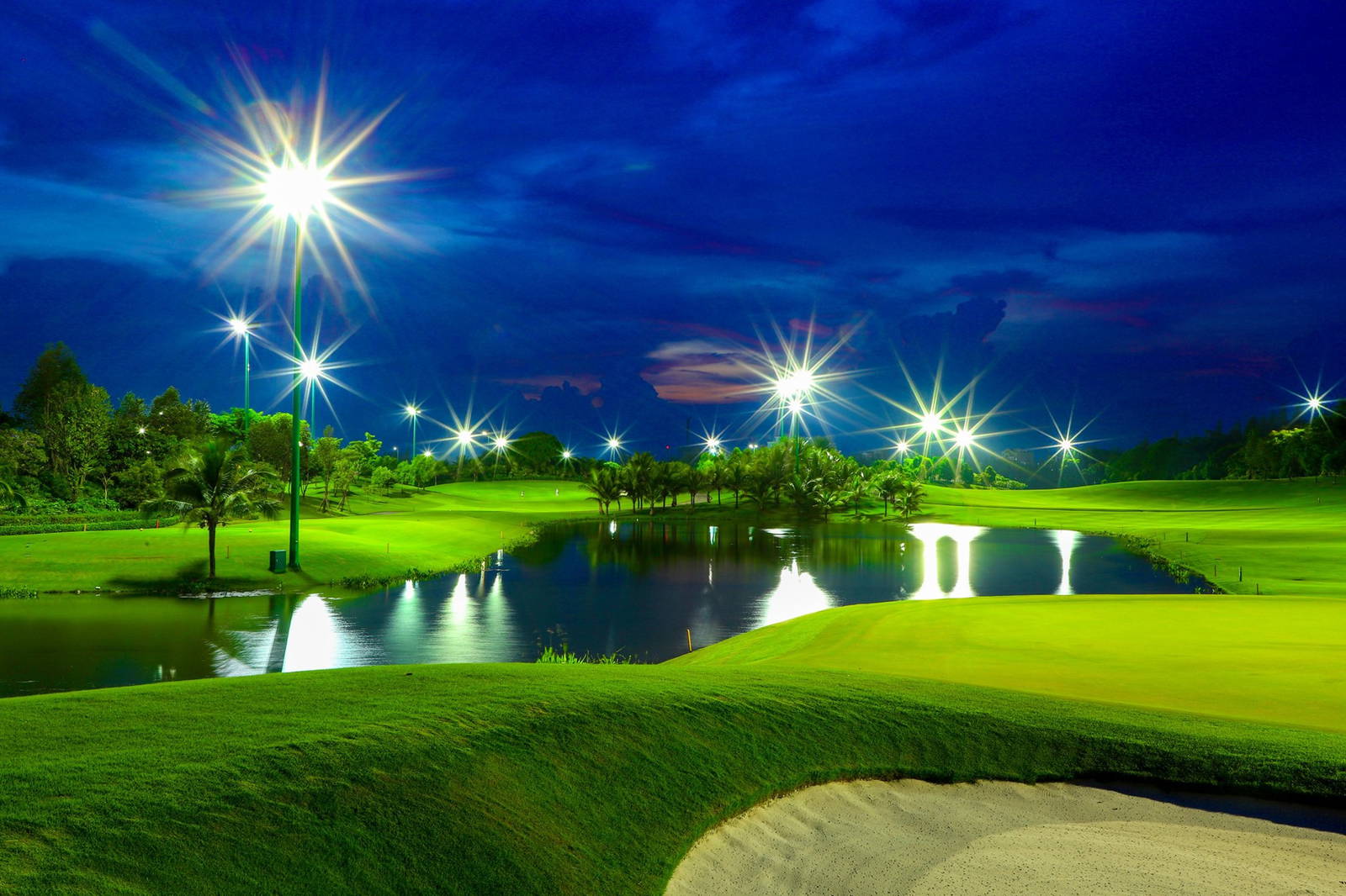 Water Hazard, Tan Son Nhat Golf Course, Ho Chi Minh, Vietnam