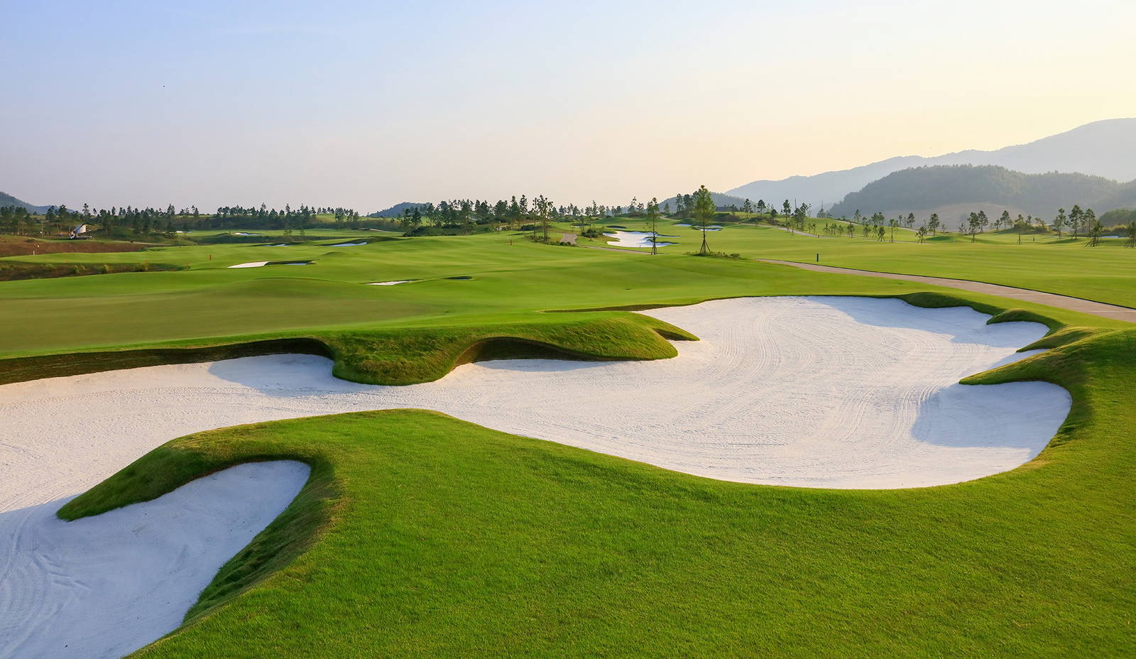 Fairway, Bunker, Thanh Lanh Golf Resort, Hanoi, Vietnam