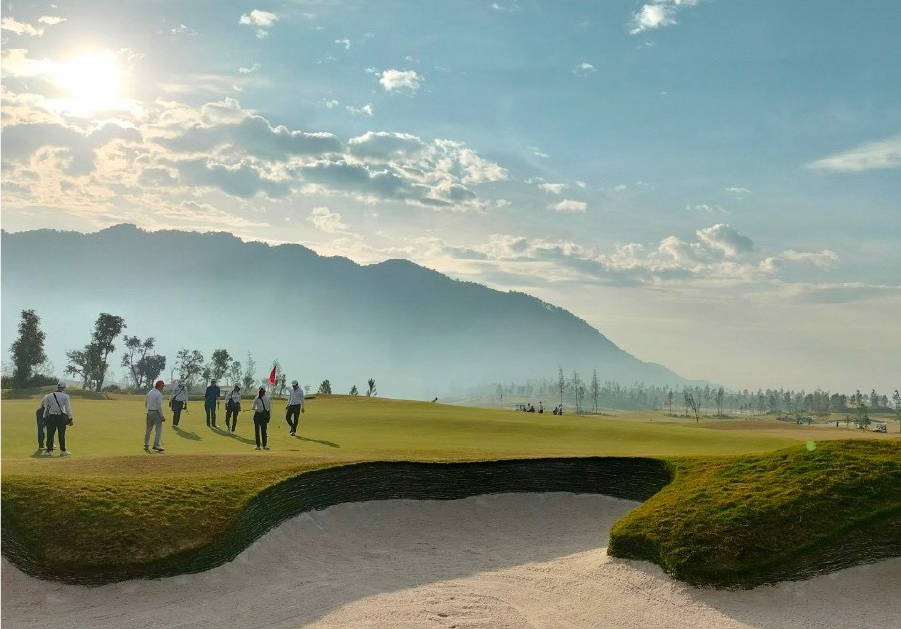 Green, Bunker, Thanh Lanh Golf Resort, Hanoi, Vietnam