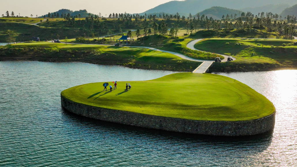 Island Green, Thanh Lanh Golf Resort, Hanoi, Vietnam