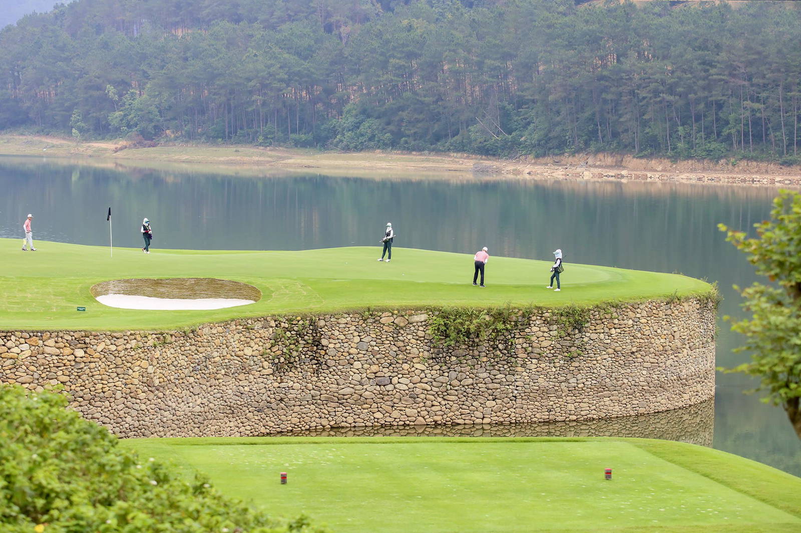 Tee Box, Green, Thanh Lanh Golf Resort, Hanoi, Vietnam