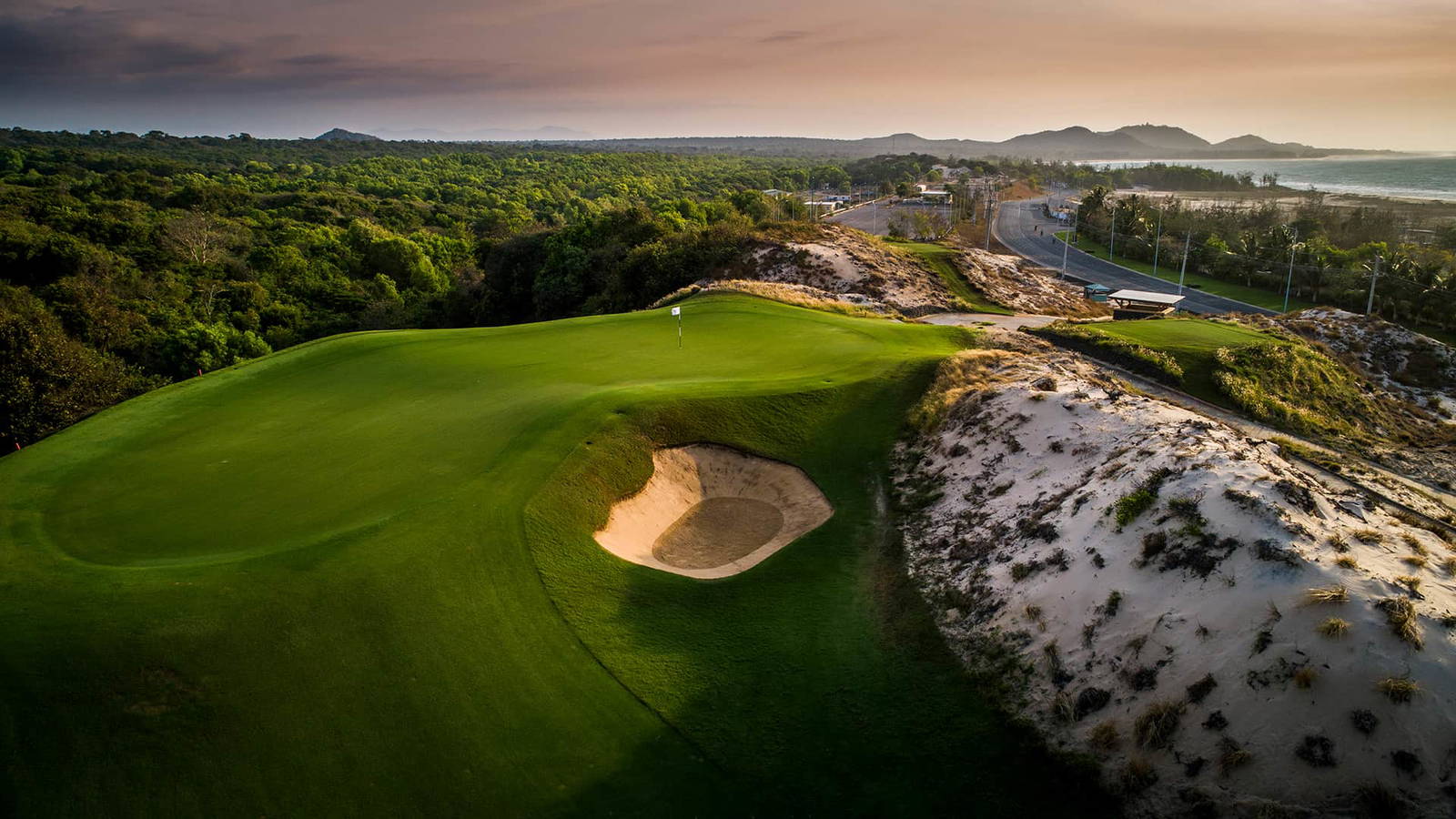Green, Bunker, The Bluffs Ho Tram Strip, Ho Chi Minh, Vietnam