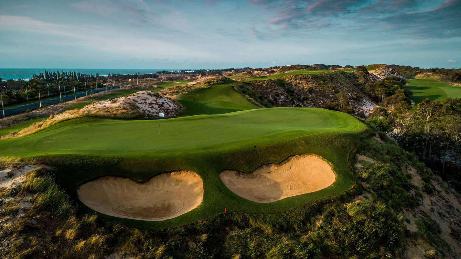 Green, Bunker, The Bluffs Ho Tram Strip, Ho Chi Minh, Vietnam
