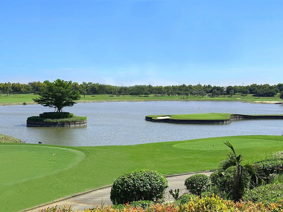 Island Green, The RG City Golf Club (formerly Royal Gems Golf City), Bangkok, Thailand