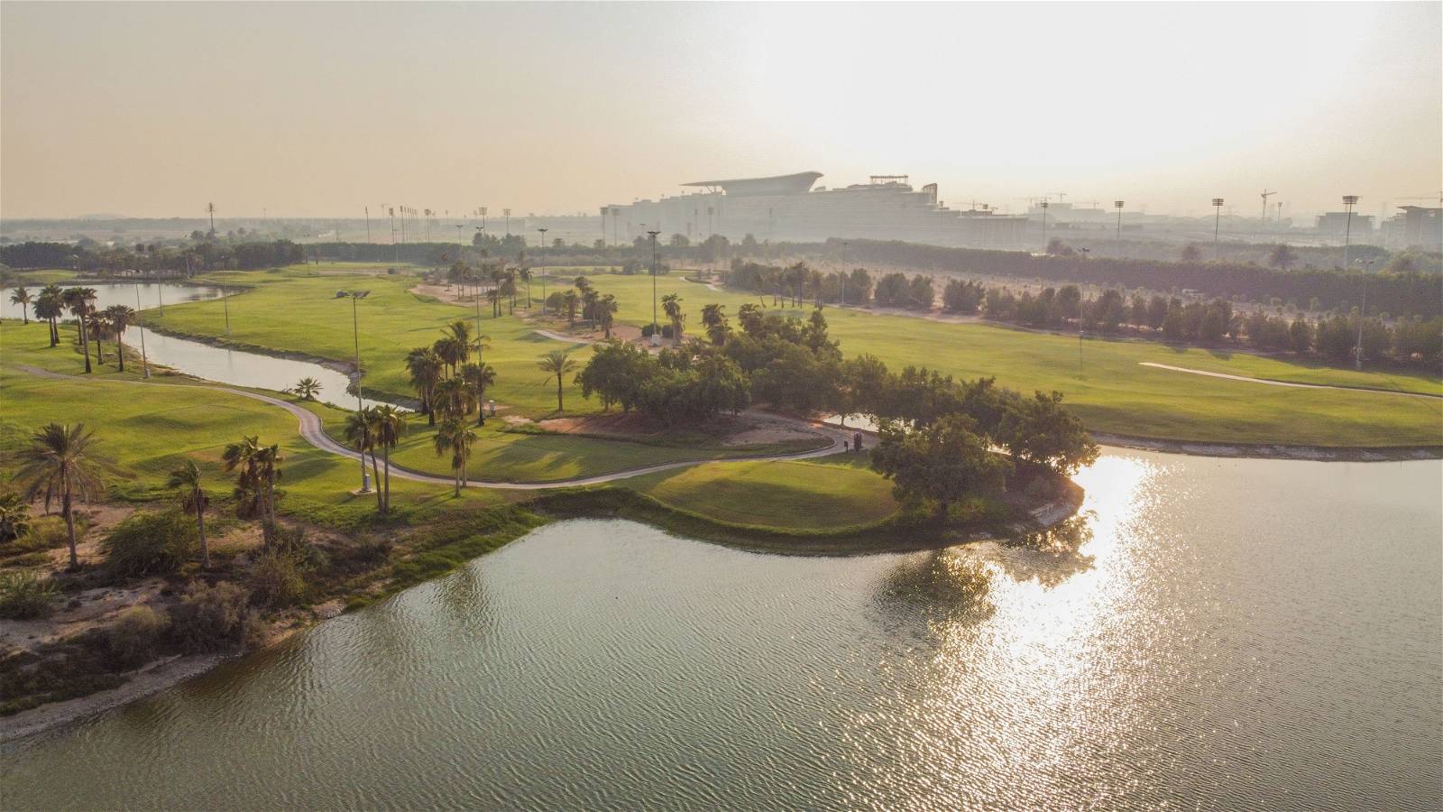 Aerial View, The Track, Meydan Golf, Dubai, United Arab Emirates