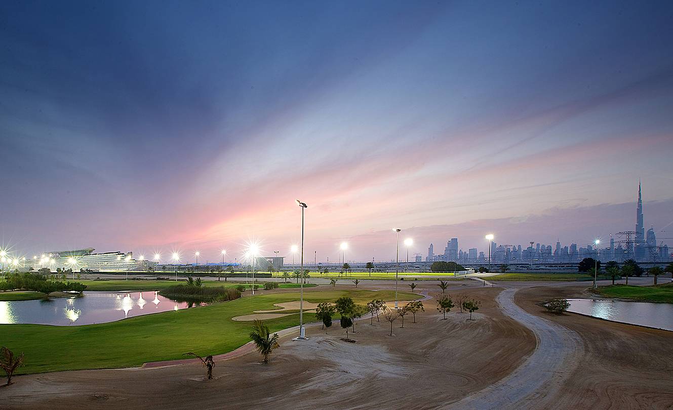 Green, Fairway, The Track, Meydan Golf, Dubai, United Arab Emirates