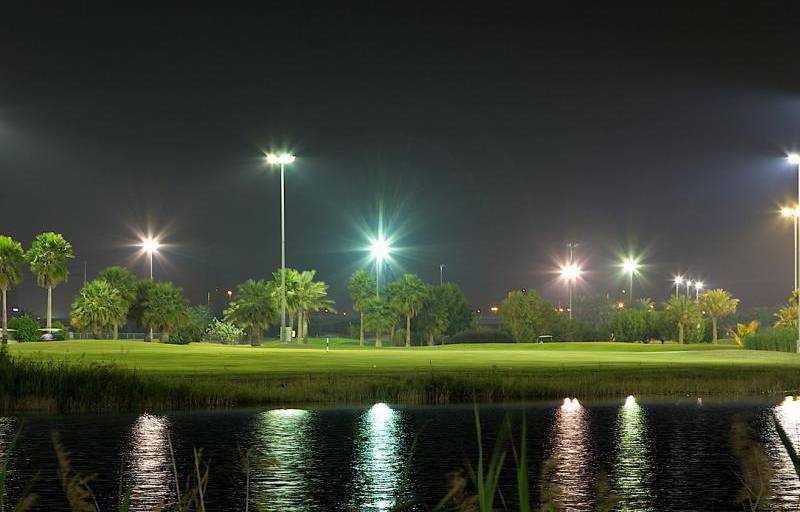 Fairway, Water Hazard, The Track, Meydan Golf, Dubai, United Arab Emirates