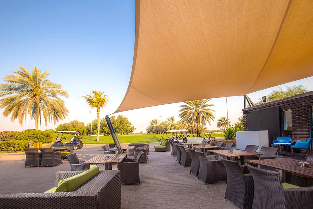 Terrace, The Track, Meydan Golf, Dubai, United Arab Emirates