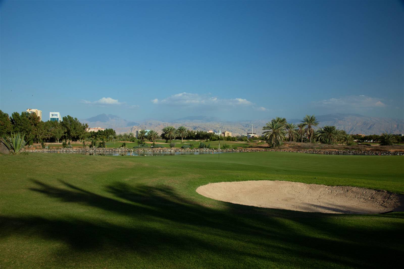 Greenside Bunker, Tower Links Golf Club, Dubai, United Arab Emirates