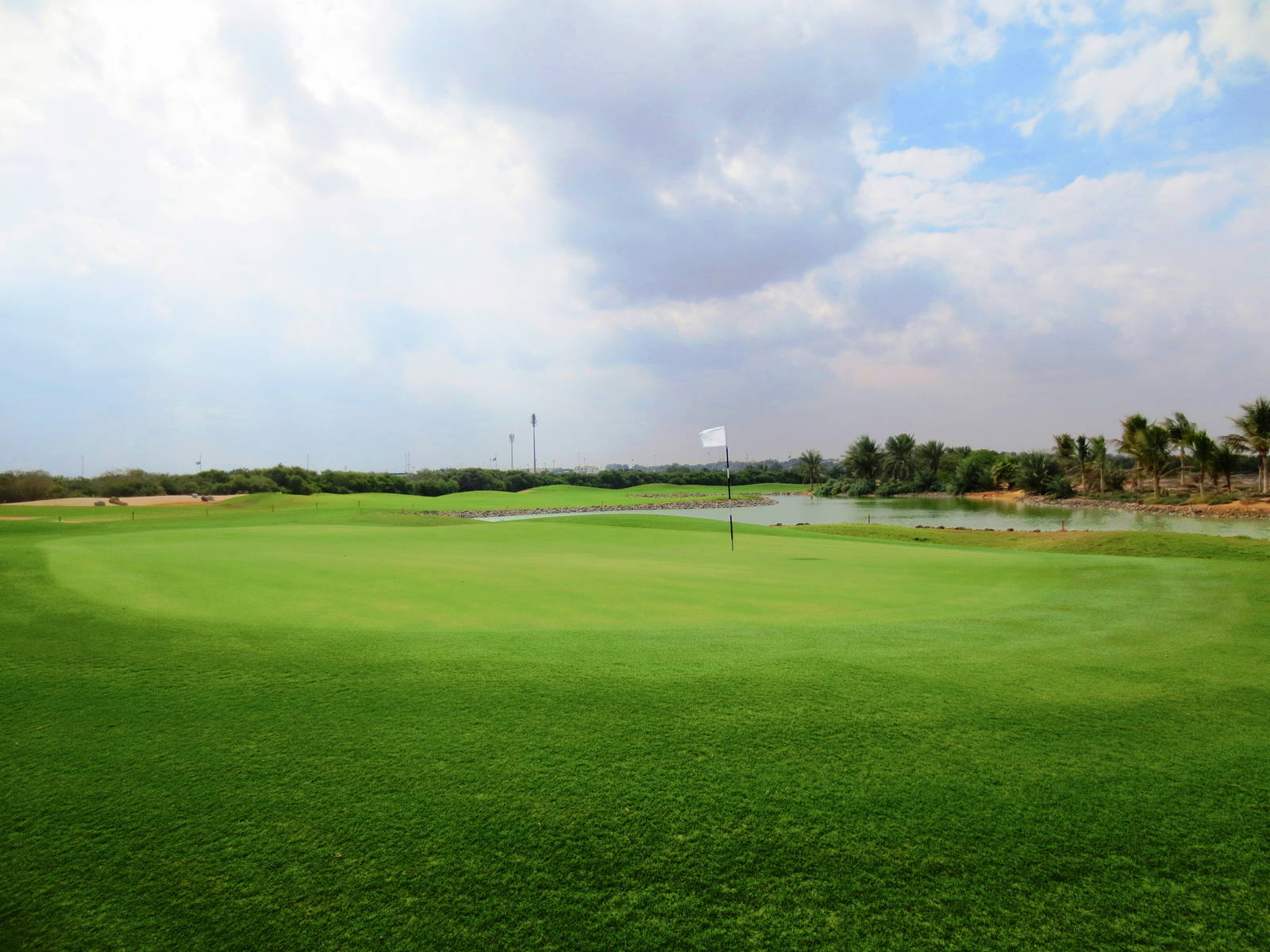 Green, Tower Links Golf Club, Dubai, United Arab Emirates