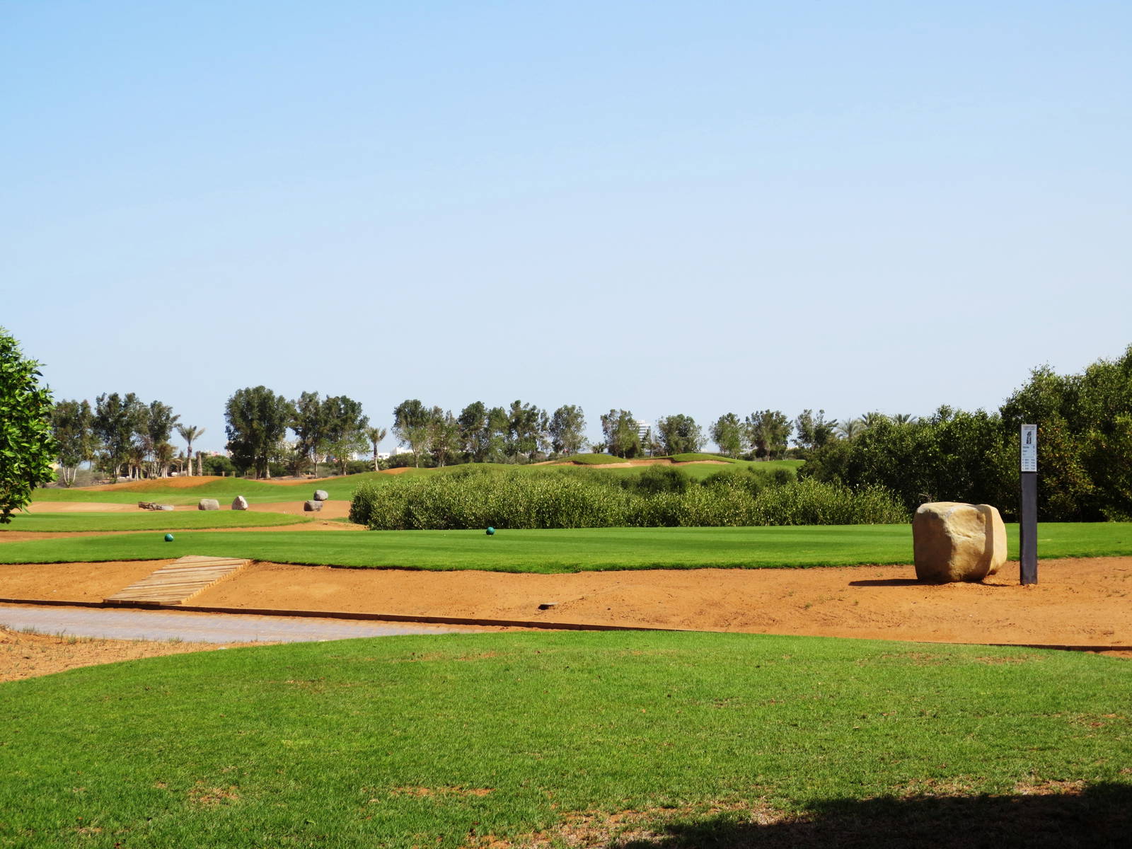 Tee Box, Tower Links Golf Club, Dubai, United Arab Emirates