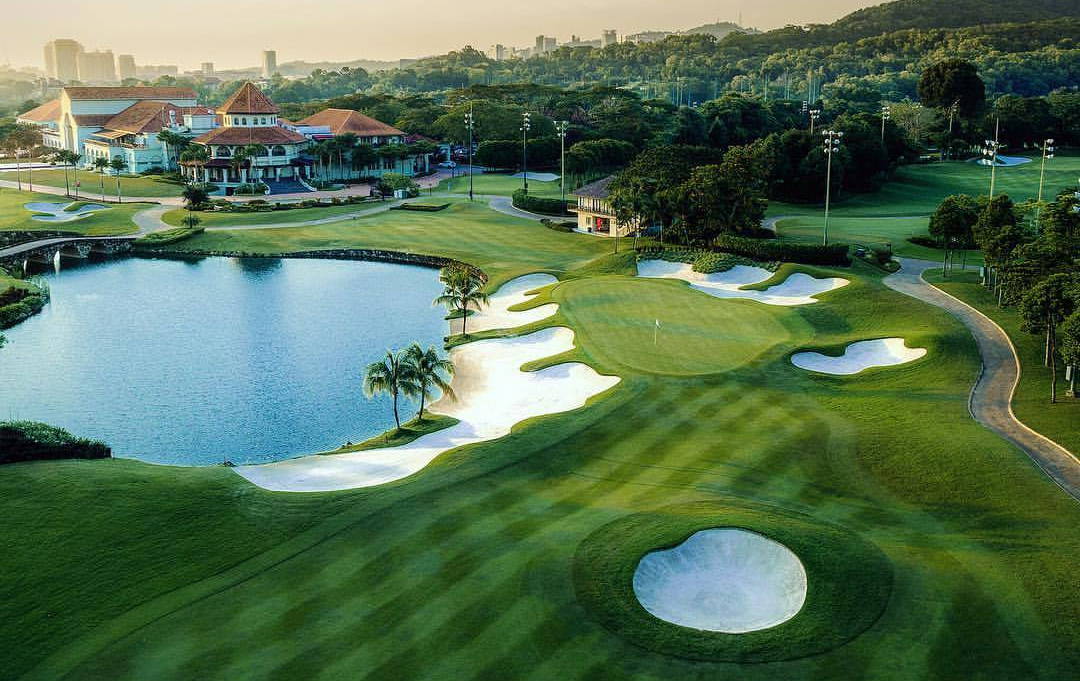 Aerial View, Green, Kuala Lumpur Golf & Country Club (East Course), Kuala Lumpur, Malaysia