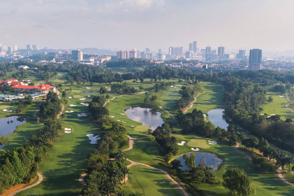 Aerial View, Kuala Lumpur Golf & Country Club (West Course), Kuala Lumpur, Malaysia