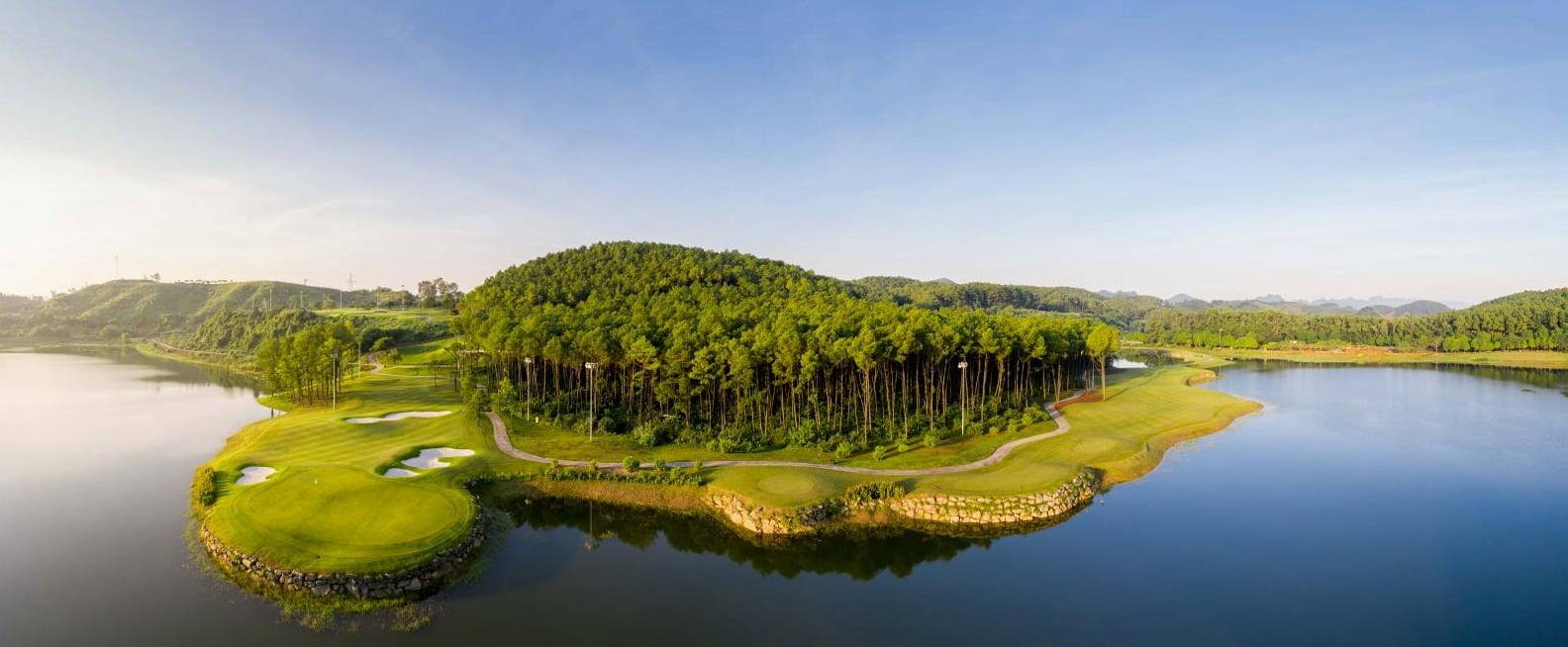 Aerial View, Trang An Golf & Country Club, Hanoi, Vietnam