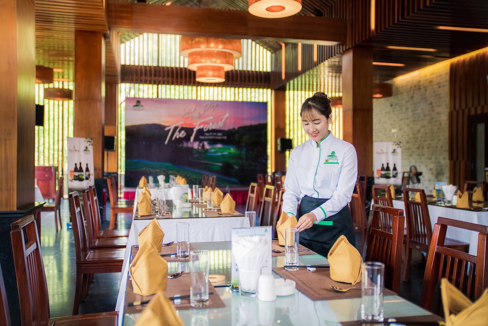 Restaurant, Trang An Golf & Country Club, Hanoi, Vietnam