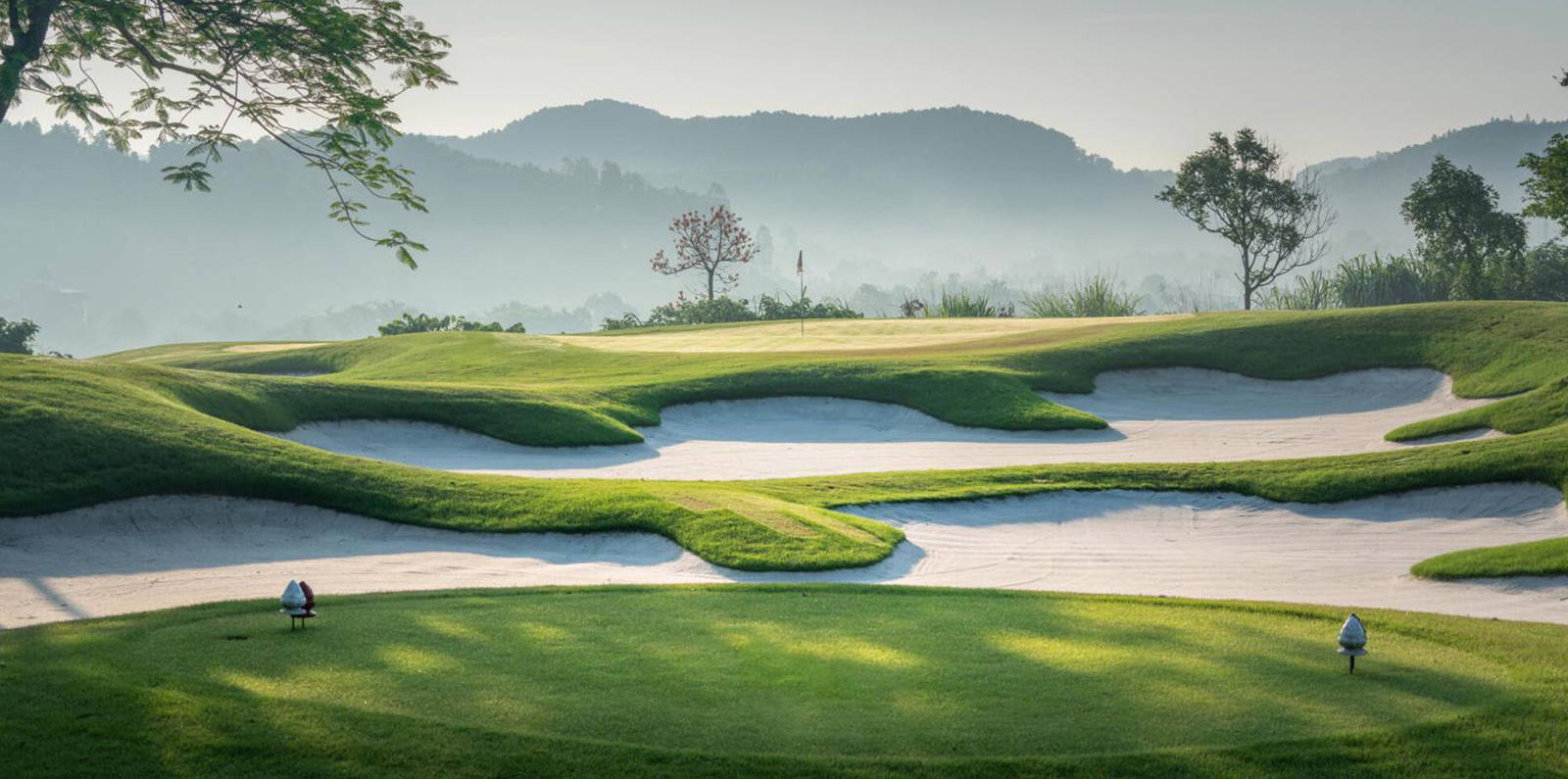 Tee Box, Green, Trang An Golf & Country Club, Hanoi, Vietnam