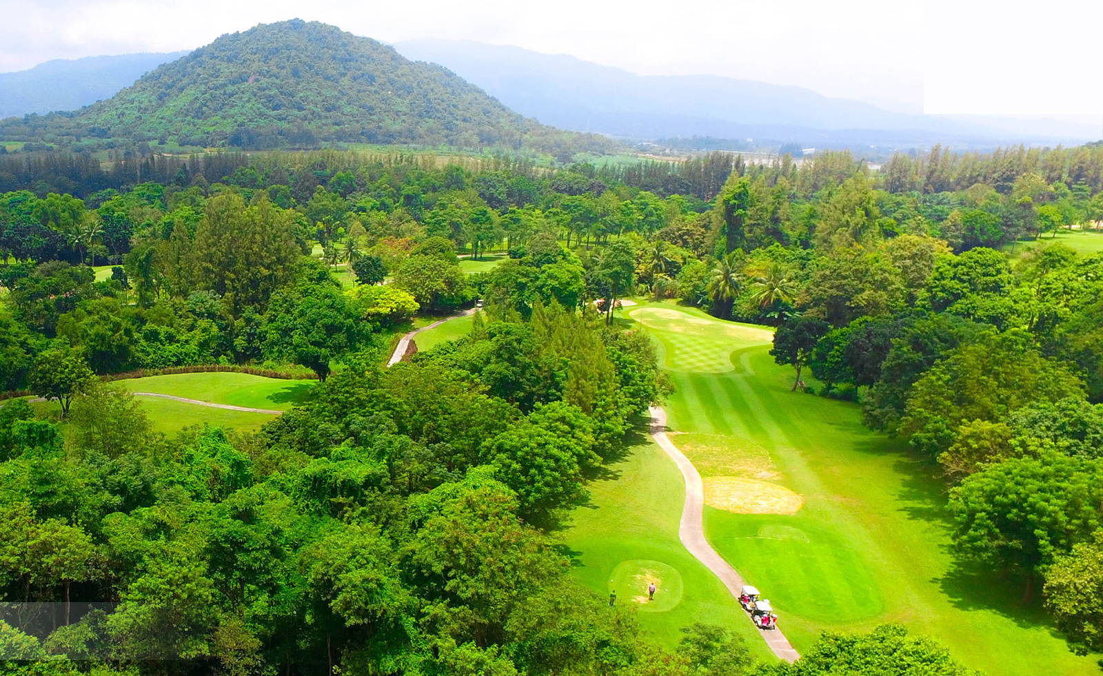 Fairway, Aerial View, Treasure Hill Golf Club, Pattaya, Thailand