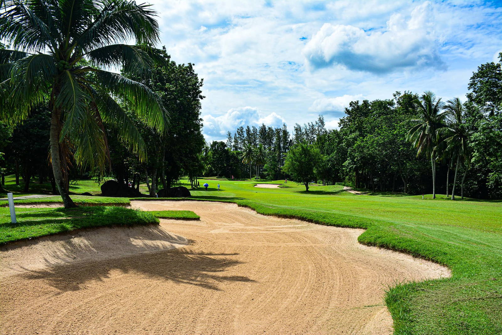 Fairway, Bunker, Treasure Hill Golf Club, Pattaya, Thailand