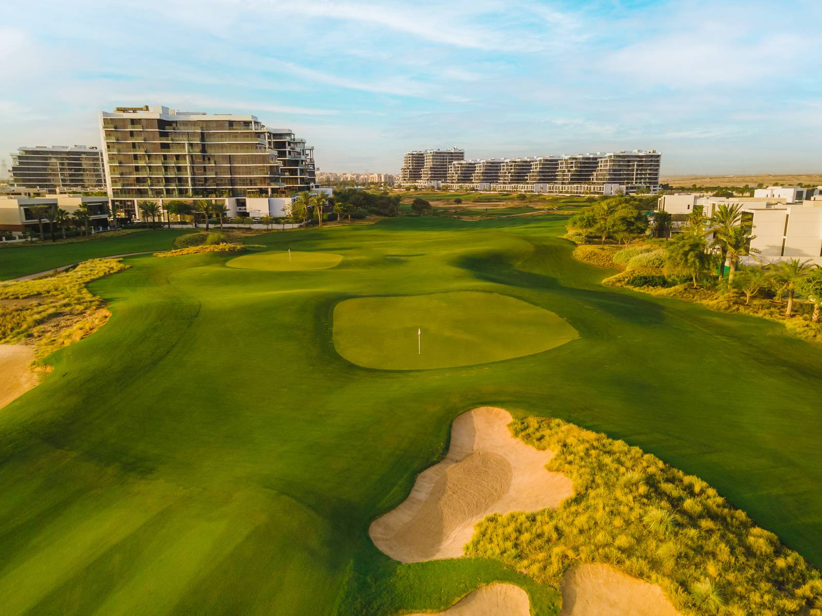 Green, Aerial View, Trump International Golf Club, Dubai, United Arab Emirates