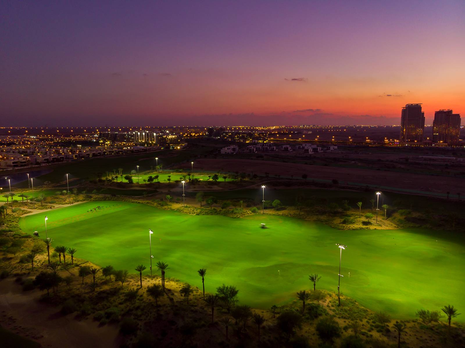 Fairway, Aerial View, Trump International Golf Club, Dubai, United Arab Emirates