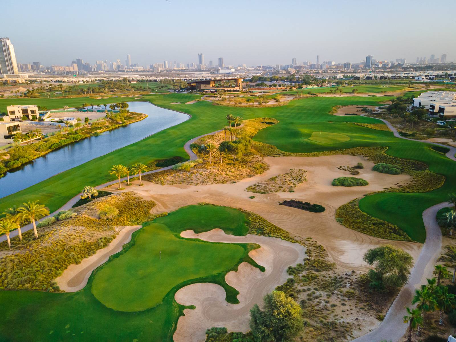 Green, Aerial View, Trump International Golf Club, Dubai, United Arab Emirates