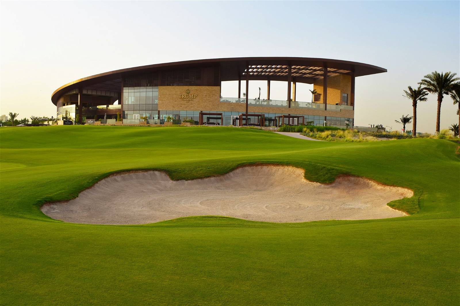 Fairway Bunker, Clubhouse, Trump International Golf Club, Dubai, United Arab Emirates