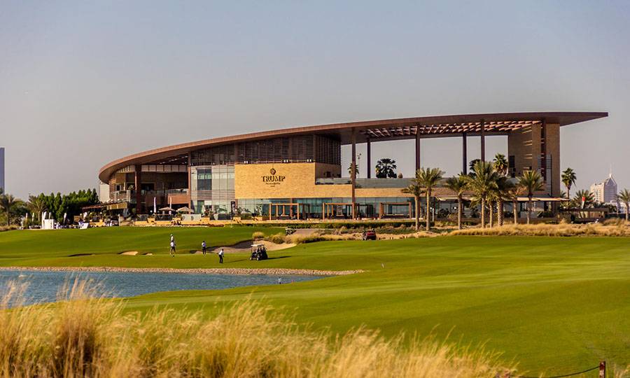 Fairway, Clubhouse, Trump International Golf Club, Dubai, United Arab Emirates