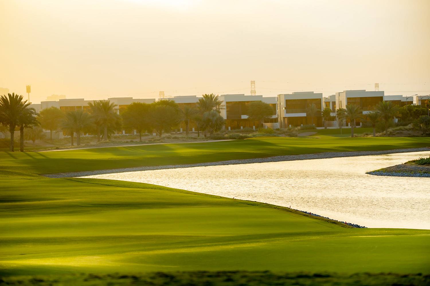 Fairway, Water Hazard, Trump International Golf Club, Dubai, United Arab Emirates