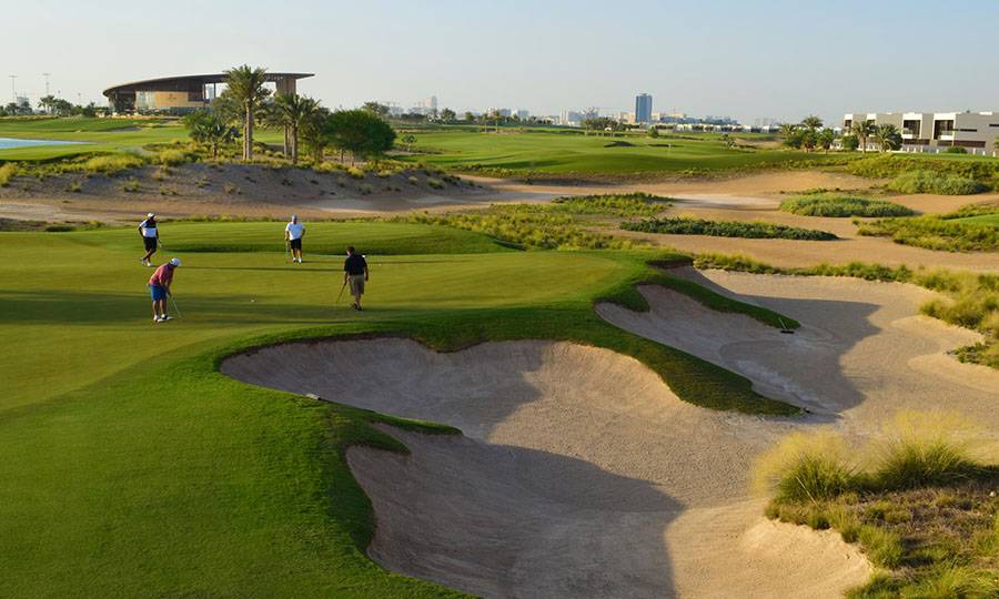 Green, Bunker, Trump International Golf Club, Dubai, United Arab Emirates