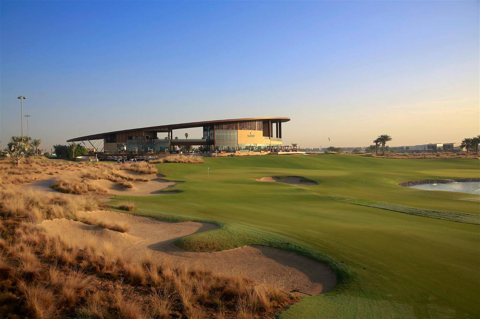 Fairway, Fairway Bunker, Trump International Golf Club, Dubai, United Arab Emirates