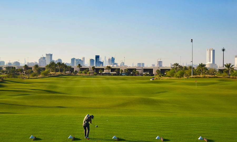 Driving Range, Trump International Golf Club, Dubai, United Arab Emirates