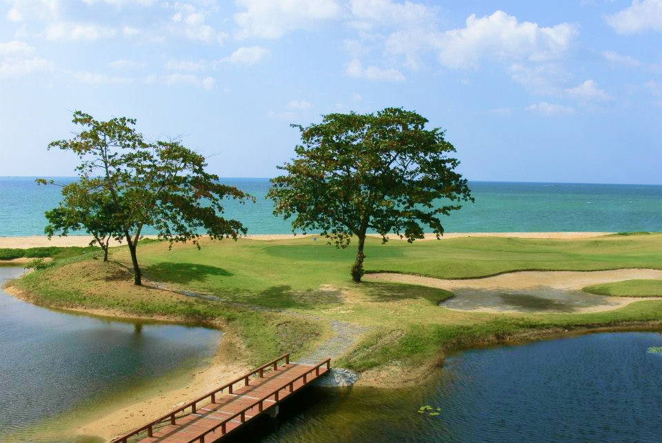 Green, Water Hazard, Bunker, Tublamu Navy Golf Course, Khao Lak, Thailand