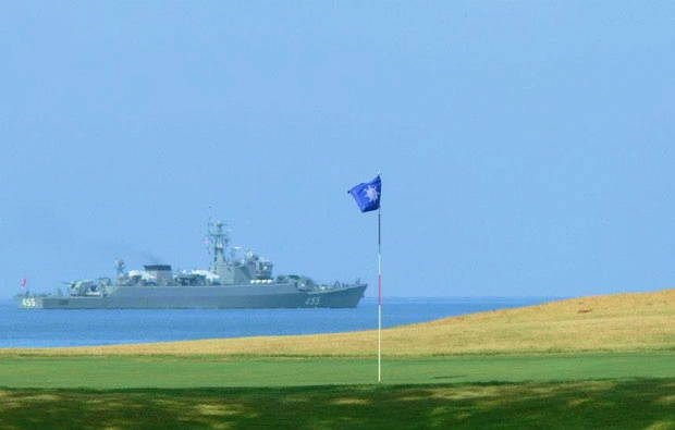 Green, Tublamu Navy Golf Course, Khao Lak, Thailand