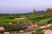 Approach, Twin Doves Golf Club, Ho Chi Minh, Vietnam