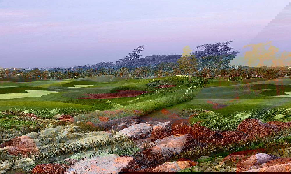 Approach, Twin Doves Golf Club, Ho Chi Minh, Vietnam