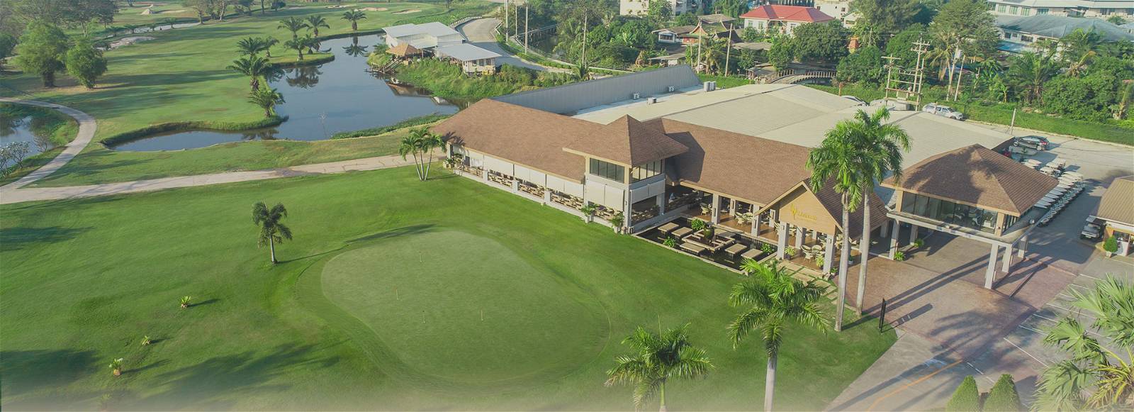 Aerial View, Clubhouse, Unico Grande Golf Course, Bangkok