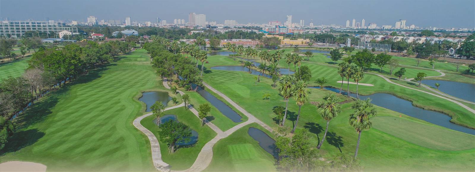 Aerial View, Unico Grande Golf Course, Bangkok