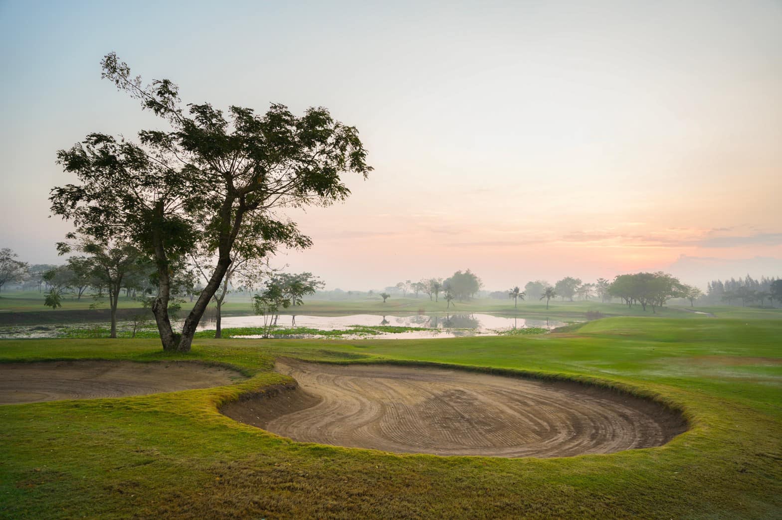 Fairway Bunker, Uniland Golf & Country Club, Bangkok, Thailand