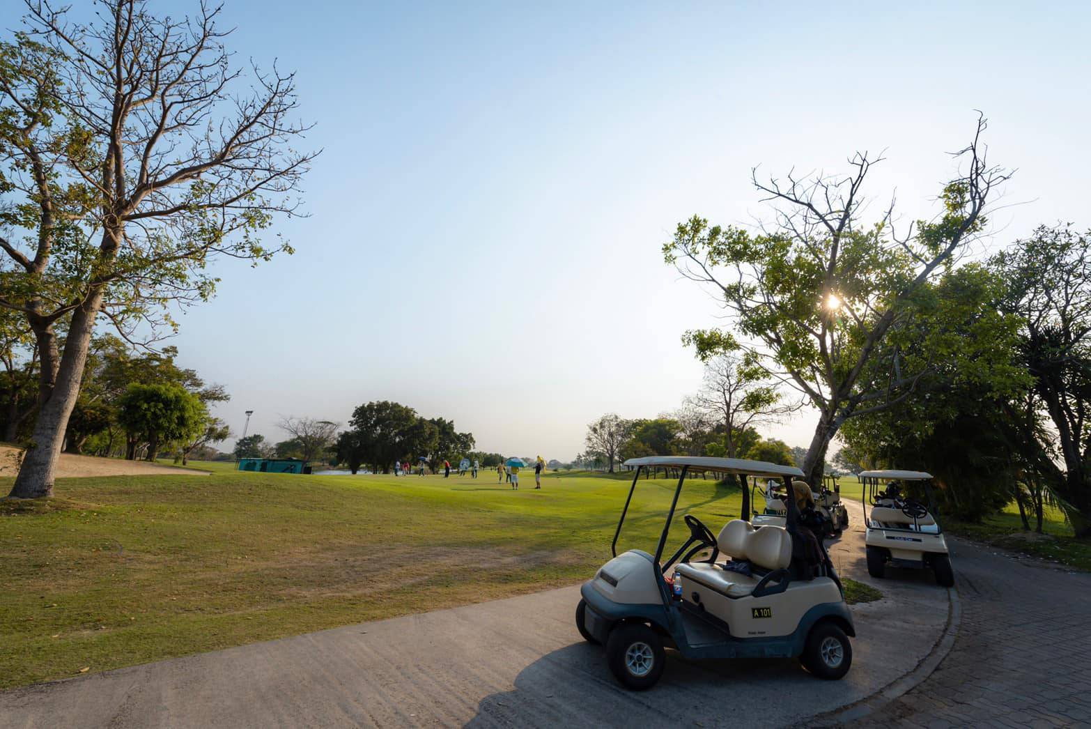 Cart, Uniland Golf & Country Club, Bangkok, Thailand