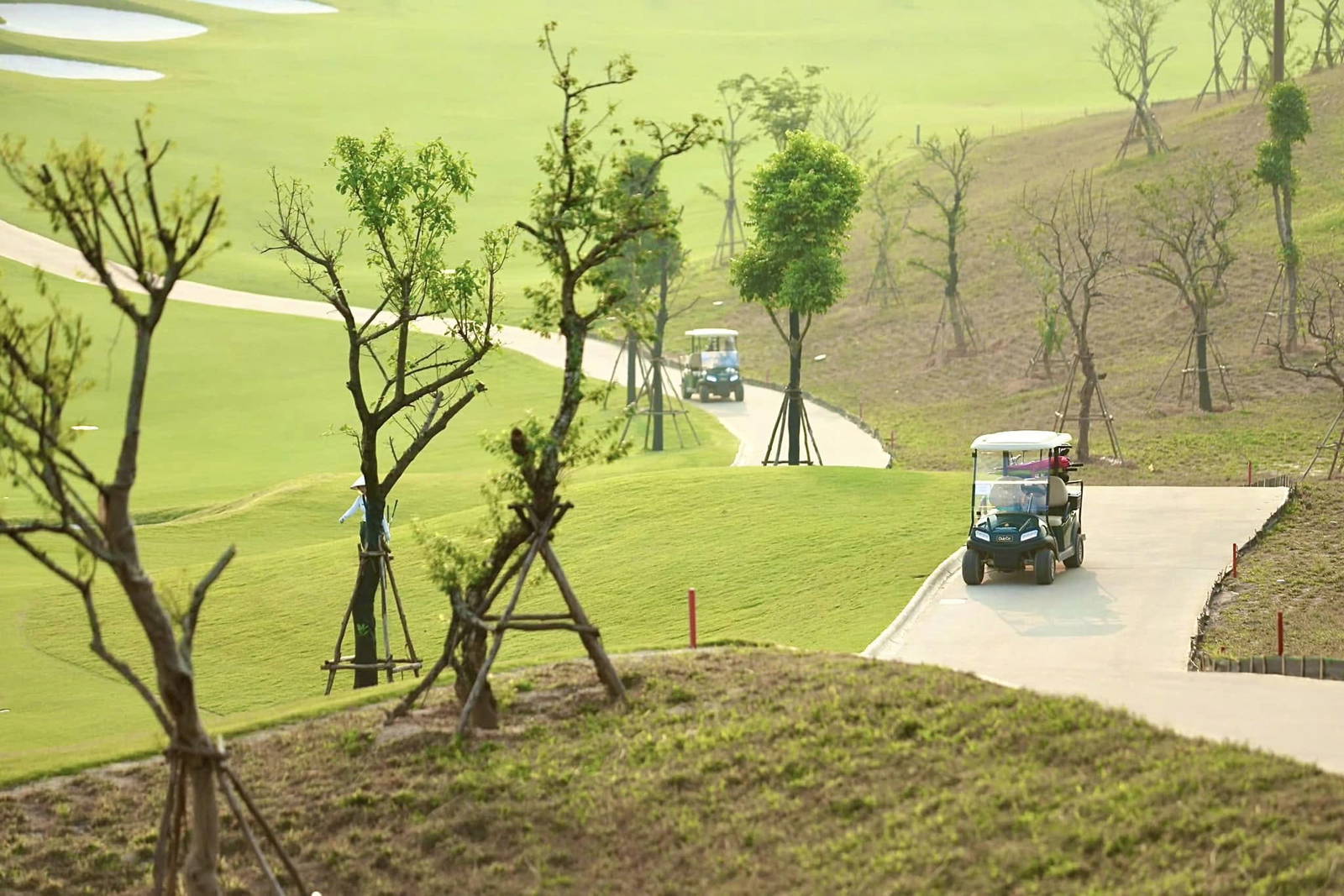 Cart, Van Lang Empire Golf Club, Hanoi, Vietnam