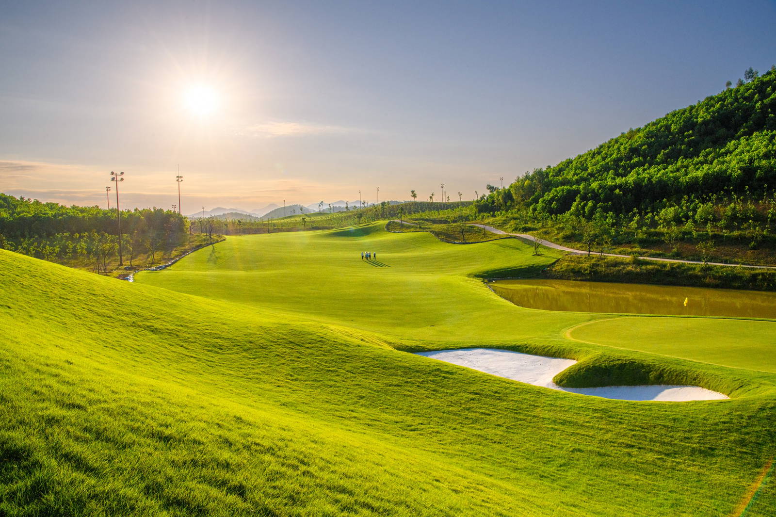 Green, Fairway, Van Lang Empire Golf Club, Hanoi, Vietnam