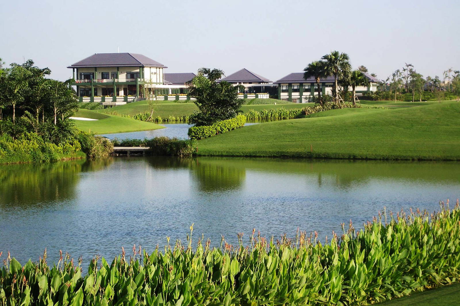 Clubhouse, Water Hazard, Van Tri Golf Club, Hanoi, Vietnam