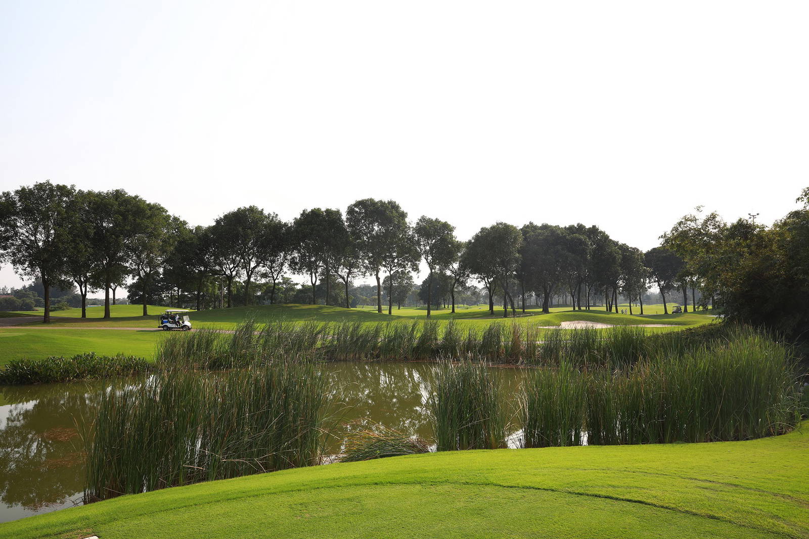 Tee Box, Water Hazard, Van Tri Golf Club, Hanoi, Vietnam