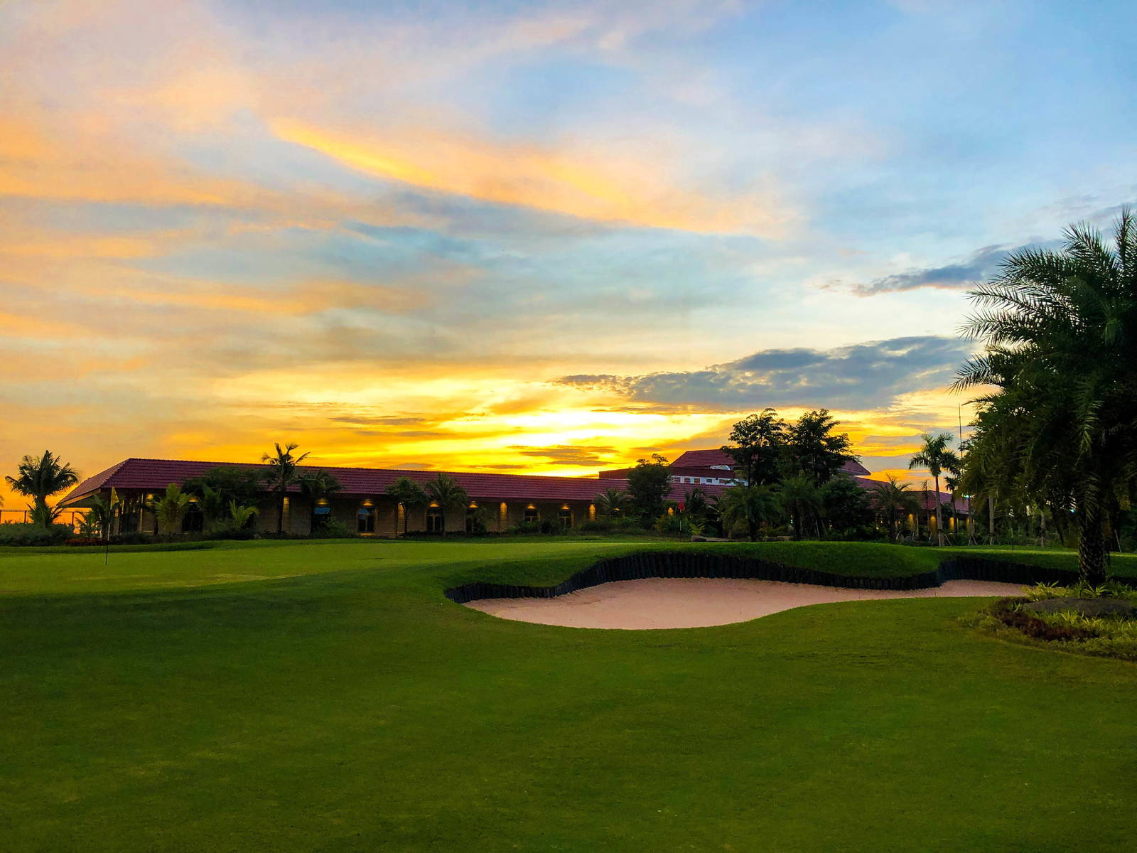 Practice Green, Vattanac Golf Resort (West Course), Phnom Penh, Cambodia