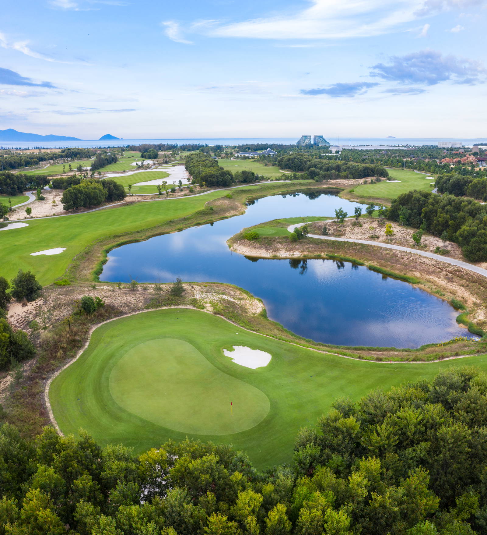 Aerial View, Green, Vinpearl Golf Nam Hoi An, Da Nang / Hoi An, Vietnam