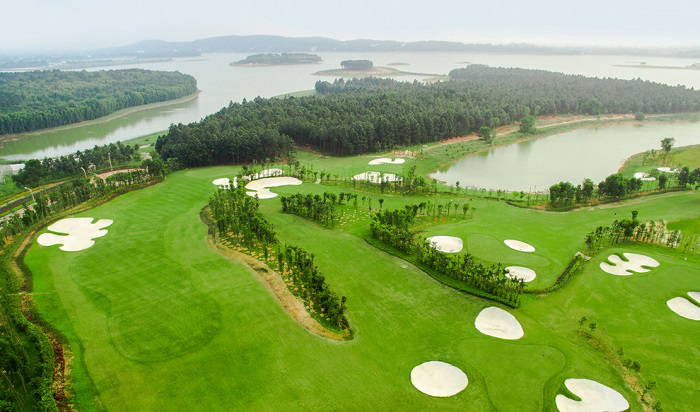 Aerial View, Vinpearl Golf Léman (North Course), Ho Chi Minh, Vietnam